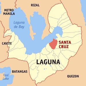 what is the capital of laguna|Santa Cruz Map .
